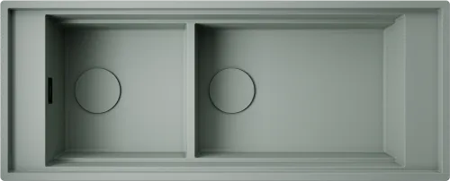 Фото товара: Omoikiri Sintesi Pro 114-2-WG, мойка, керамика, wind green