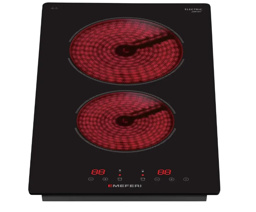 Детальное фото товара: MEFERI MEH302BK COMFORT стеклокерамическая поверхность