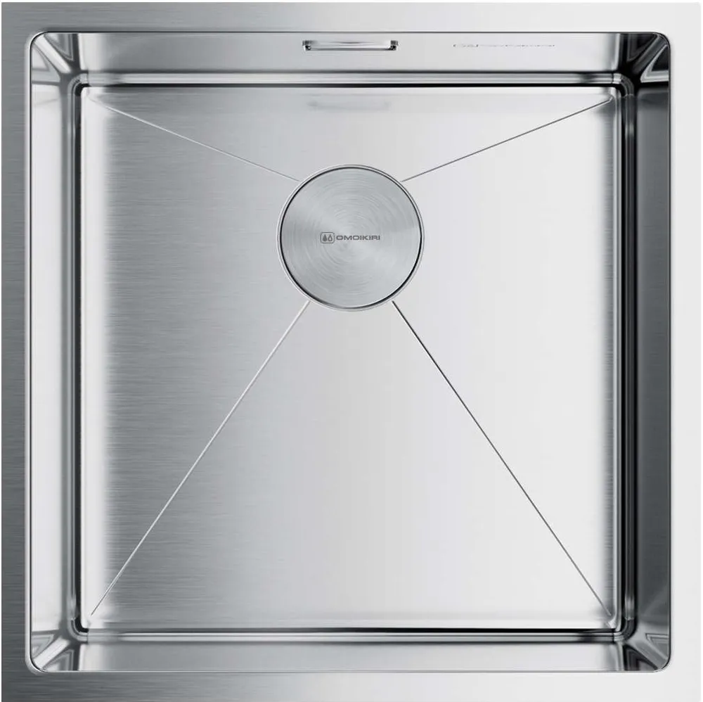 Детальное фото товара: Omoikiri Taki 44-U/IF-IN, мойка, нержавеющая сталь
