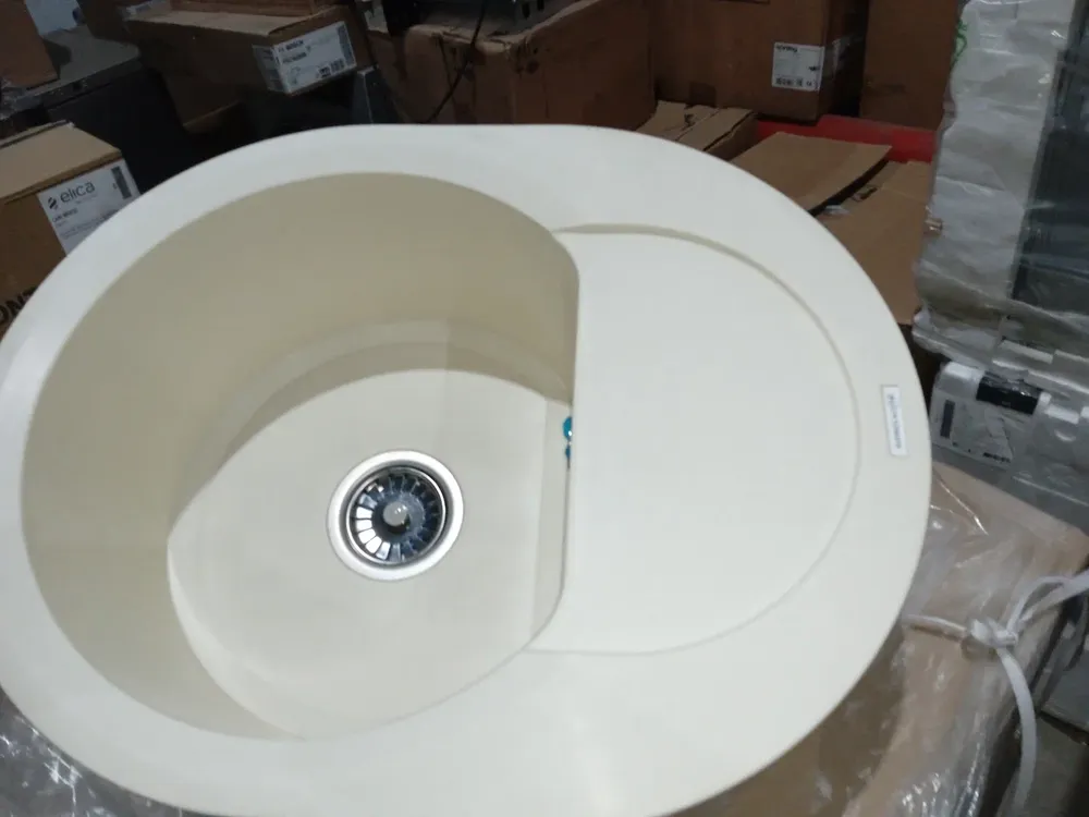 Детальное фото товара: Уценка Omoikiri Sakaime 60E-BE, мойка, гранит, ваниль