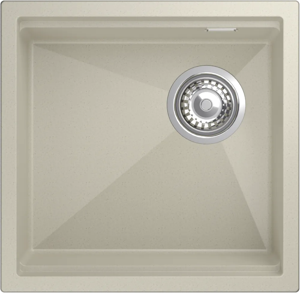 Фото товара: Rivelato LINO LN-454-R beige scuro, мойка, гранит, тёмно-бежевый