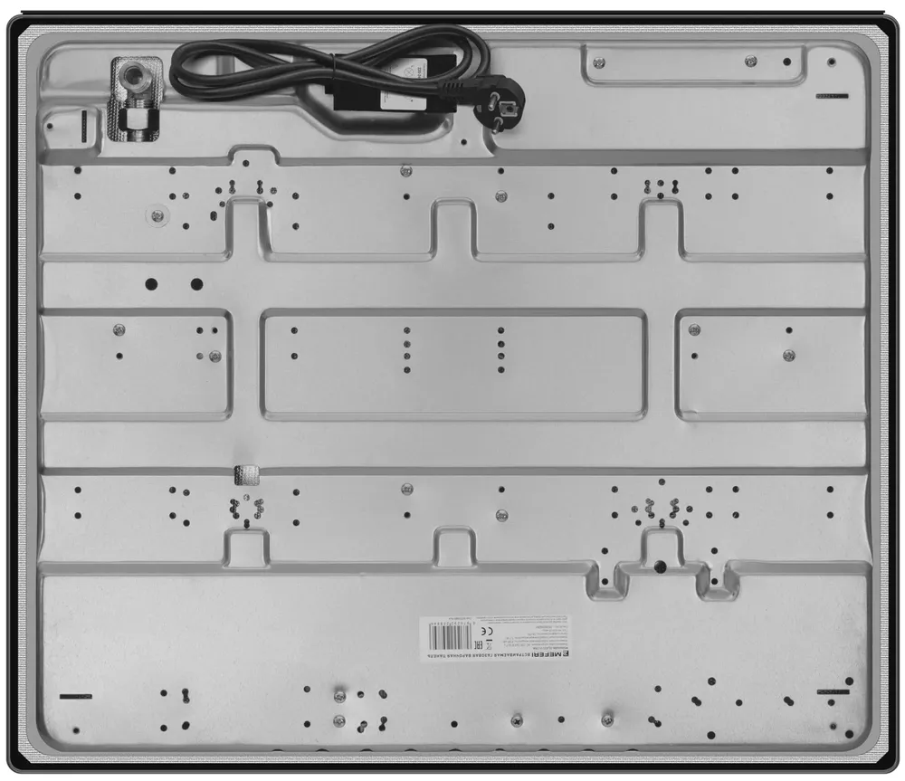 Детальное фото товара: MEFERI MGH604BK GLASS ULTRA газовая поверхность