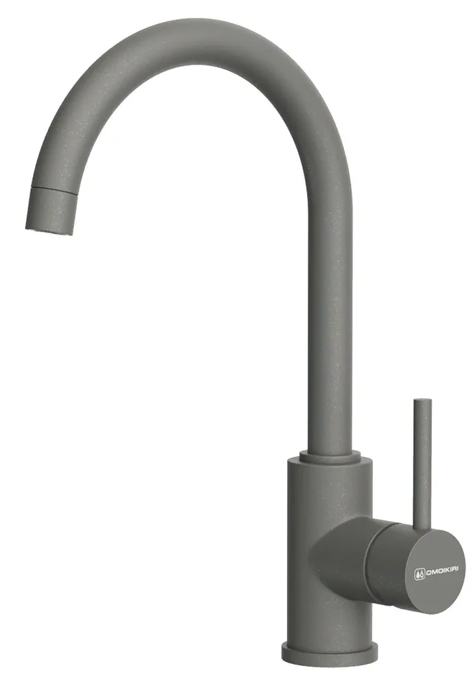 Фото товара: Omoikiri Shinagawa-P-PL, смеситель, гранит, платина