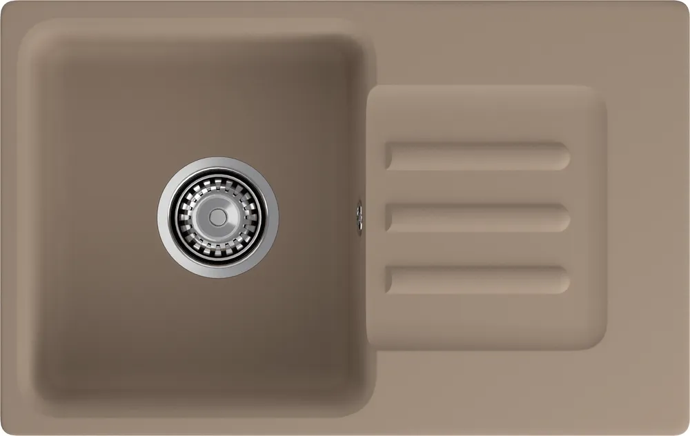 Фото товара: ЭкоМ М-680, мойка, мрамор, песочный