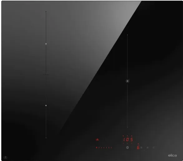 Фото товара: ELICA RATIO CONNEX 603 PLUS BL индукционная поверхность