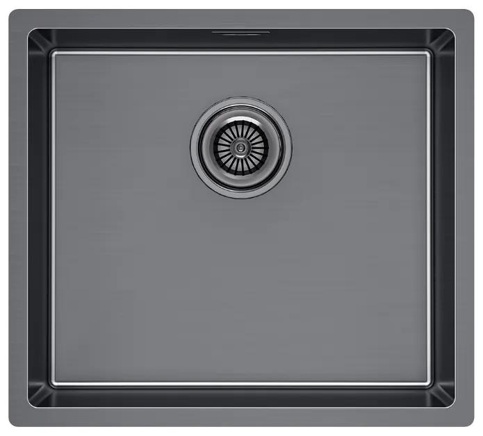 Детальное фото товара: Paulmark LASSAN 49 UNI, мойка, нержавеющая сталь, вороненая сталь