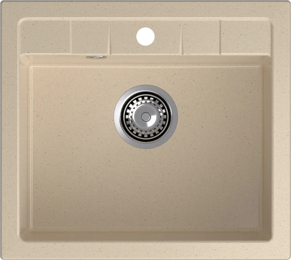 Фото товара: GranFest QUADRO GF-Q-561, мойка, мрамор, кашемир