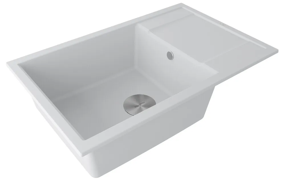 Детальное фото товара: Paulmark FLUGEN 60, мойка, гранит, белый