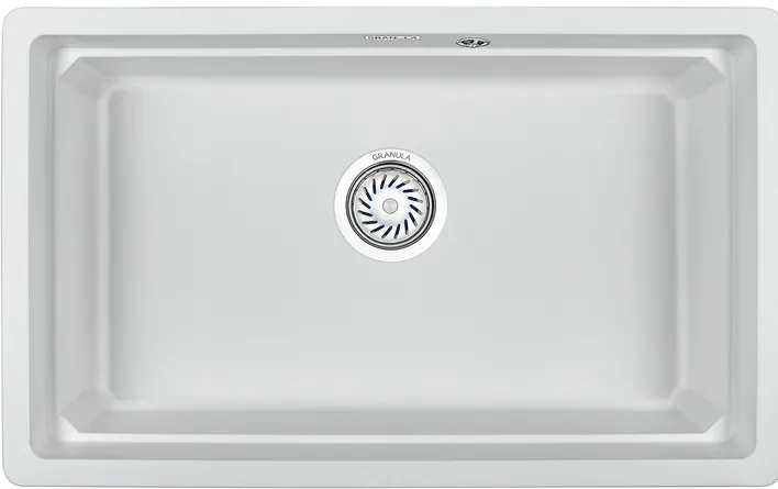 Фото товара: GRANULA 7303U мойка, гранит, арктик (белый)