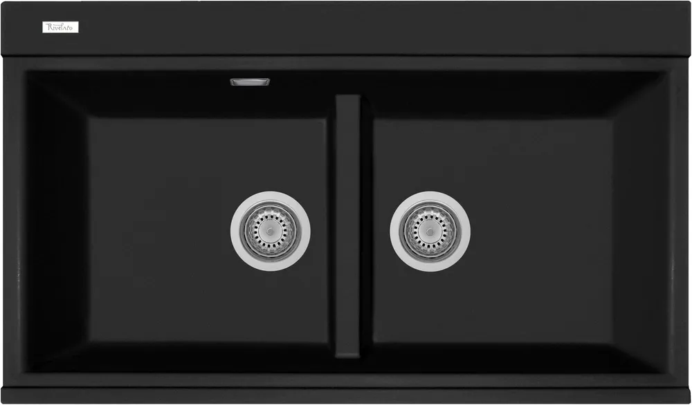 Фото товара: Rivelato FONDE FN-8638-2 nero opaco, мойка, керамика, черный