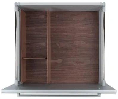 Детальное фото товара: Tecnoinox вставка для столовых приборов Fineline 60, B50 для высокого ящика, темный орех