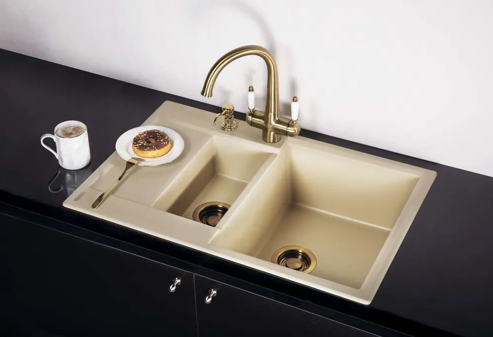 Детальное фото товара: Omoikiri Daisen 78-2 CA, мойка, гранит, карамель