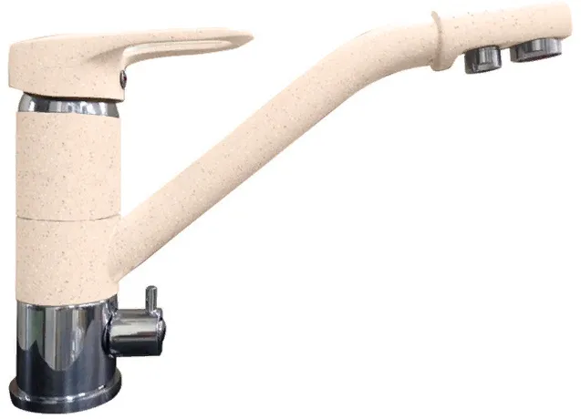 Фото товара: GranFest 2624-1, смеситель, мрамор, бежевый