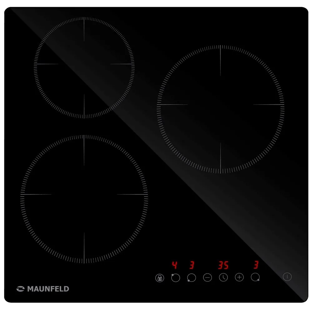 Детальное фото товара: Maunfeld AVCE453BK стеклокерамическая поверхность