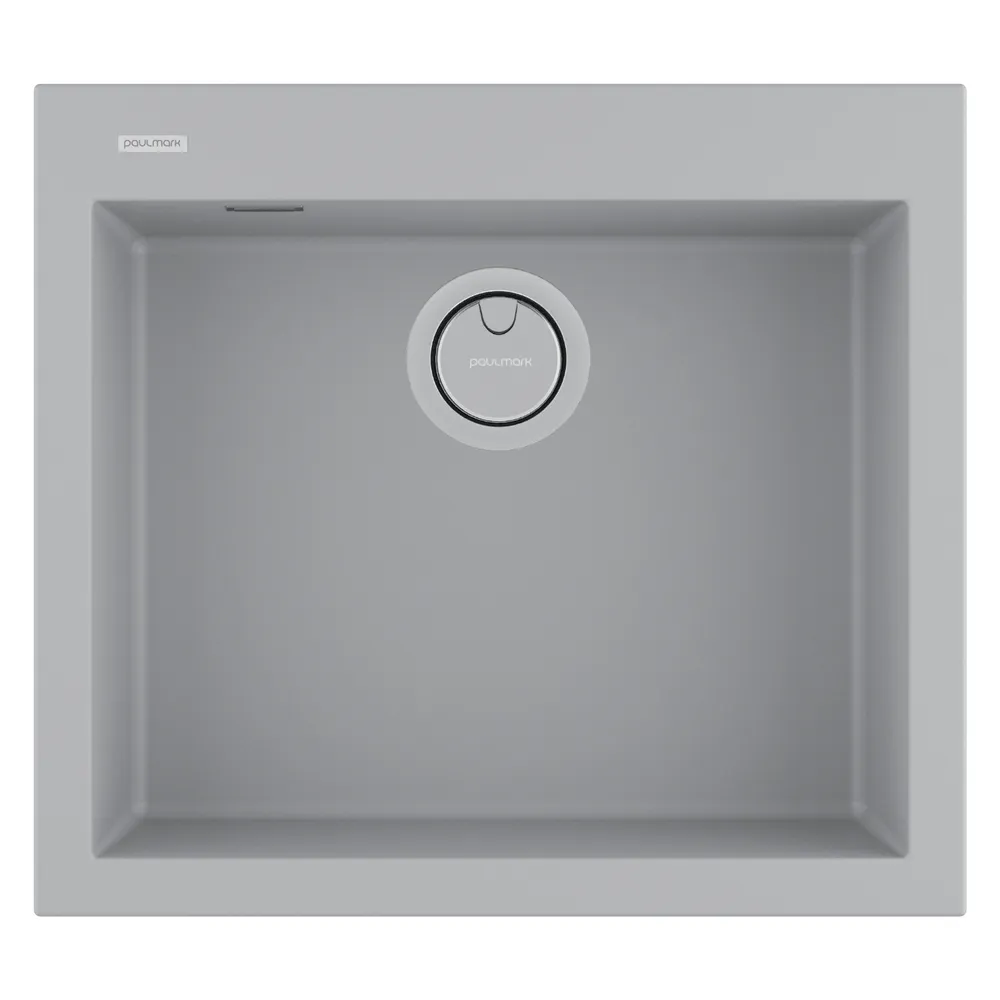 Детальное фото товара: Paulmark DECORATION 56, мойка, гранит, серый