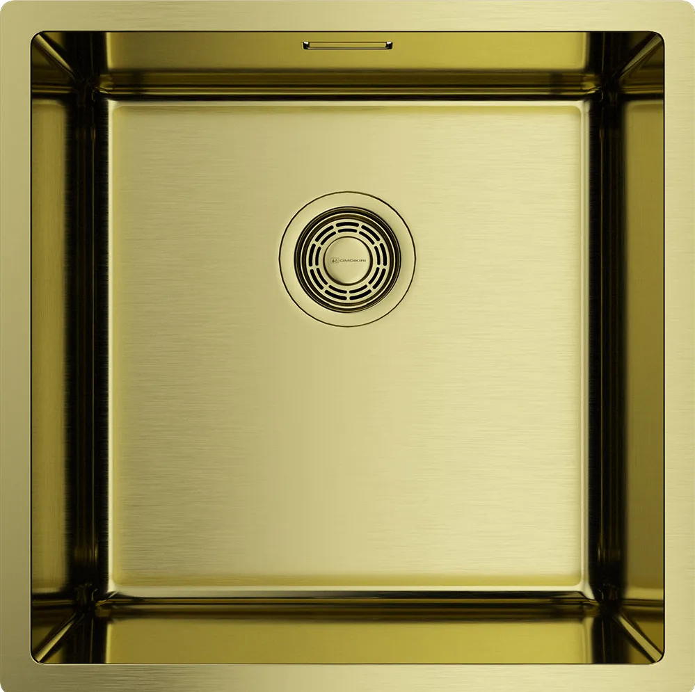 Детальное фото товара: Omoikiri Tadzava 44-U/I-Ultra-LG, мойка, светлое золото