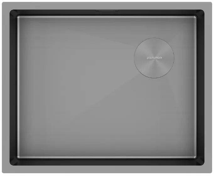Детальное фото товара: Paulmark NEXT-SKEW 54 UNI, мойка, нержавеющая сталь, матовый серый