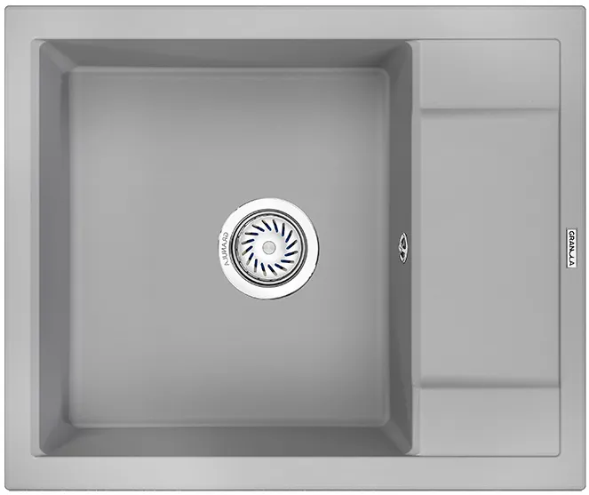 Фото товара: GRANULA 6002 мойка, гранит, алюминиум