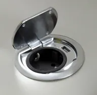 Фото товара: SFL RINGU-SCH-IB блок встраиваемый 1 эл. розетка, нержавеющая сталь