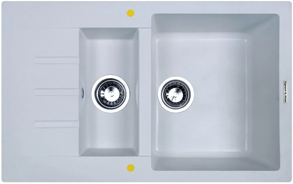 Детальное фото товара: Zigmund & Shtain RECHTECK 775.2, мойка, млечный путь  