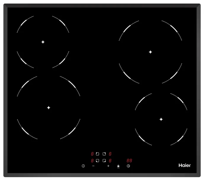 Фото товара: Haier HHY-C64NVB стеклокерамическая поверхность