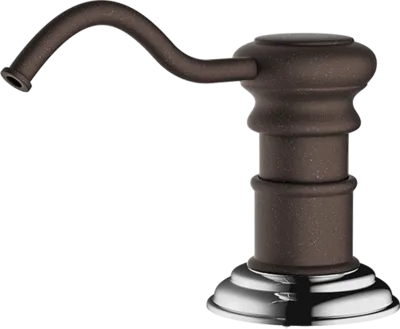 Детальное фото товара: Omoikiri OM-01-DC, дозатор для моющего средства, темный шоколад