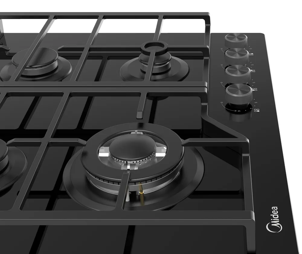 Детальное фото товара: Midea MG697TGB газовая поверхность