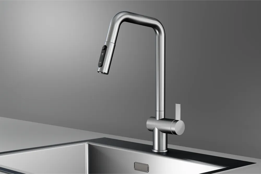 Детальное фото товара: GRANULA 7273 смеситель, сталь сатин