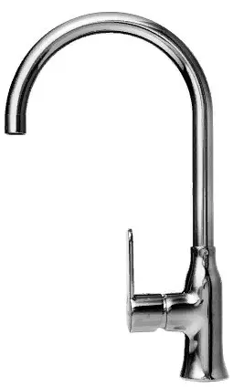 Фото товара: ALVEUS SLIM MONARCH ANTHRACITE, смеситель, антрацит