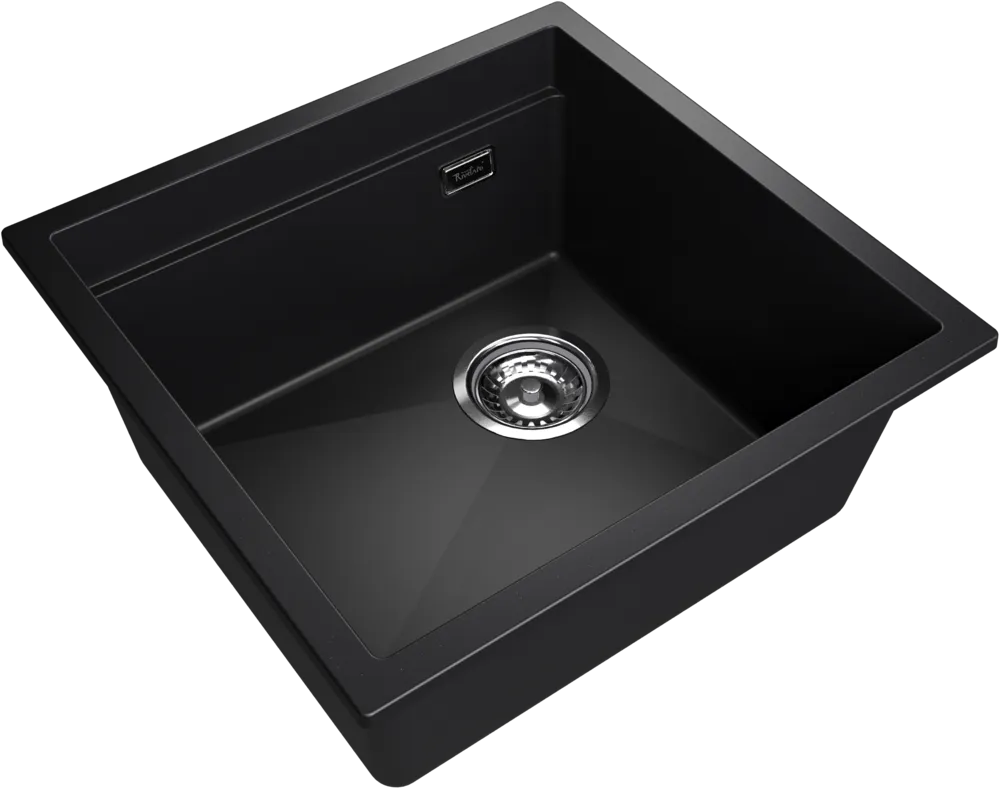 Детальное фото товара: Rivelato LINO LN-454-R nero, мойка, гранит, чёрный