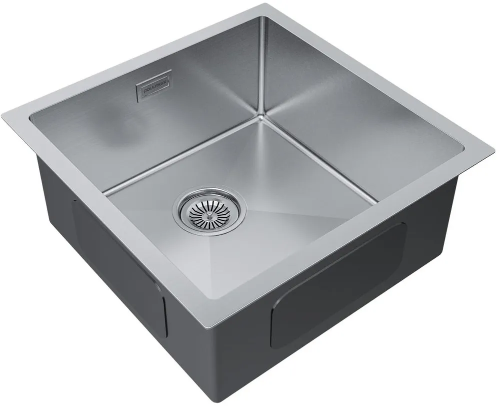 Детальное фото товара: Paulmark GERBERG 44 UNI, мойка, нержавеющая сталь брашированная