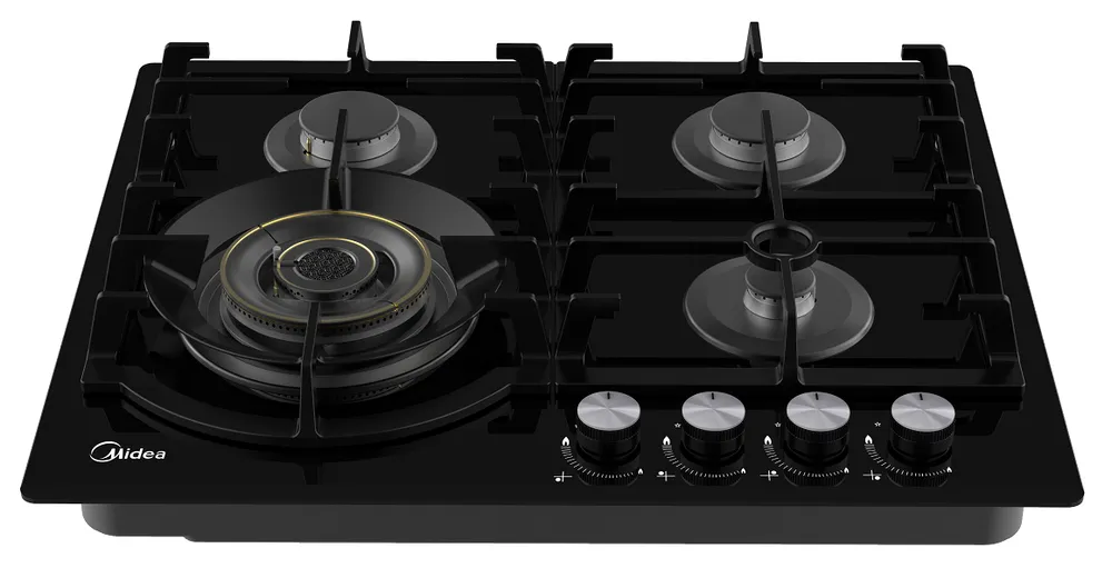 Детальное фото товара: Midea MG696VGB газовая поверхность