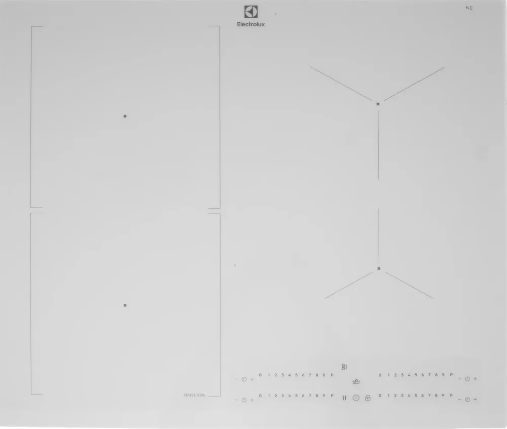 Фото товара: Electrolux CIS62450FW индукционная поверхность