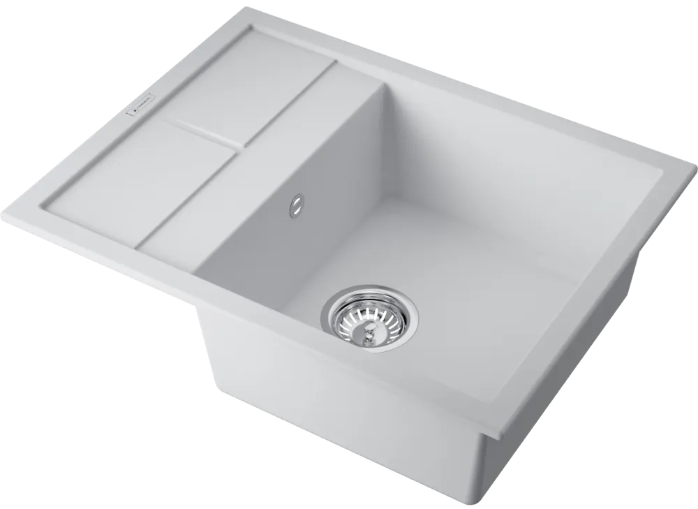 Детальное фото товара: Omoikiri Sumi 65A-WH, мойка, керамика, белый