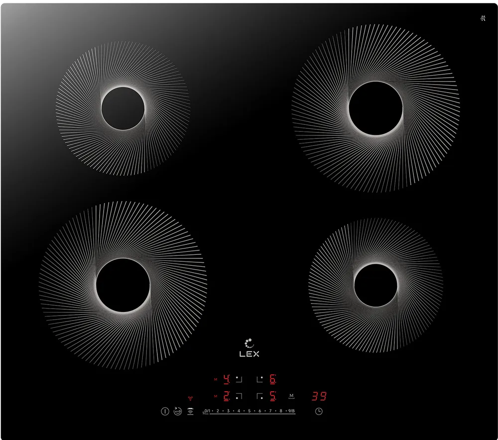 Фото товара: LEX EVI 640 R1 I BL индукционная поверхность
