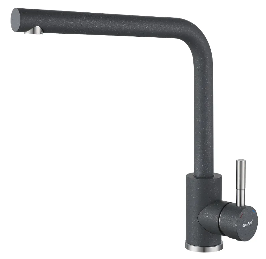Фото товара: GranFest GF-Z-5411, смеситель, гранит, темно-серый