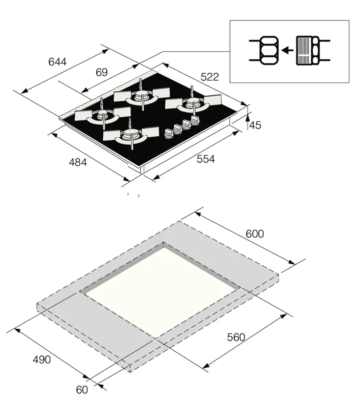 Схема встраивания