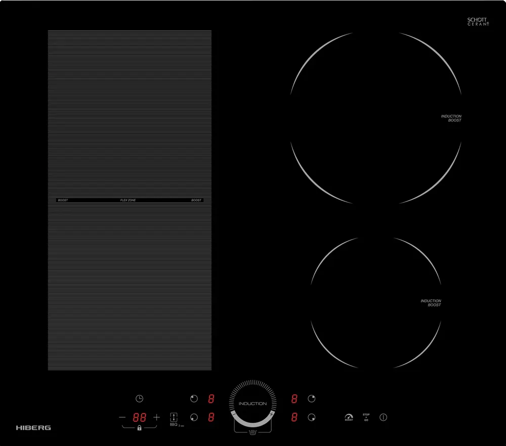 Фото товара: HIBERG i-MS 6049 B индукционная поверхность