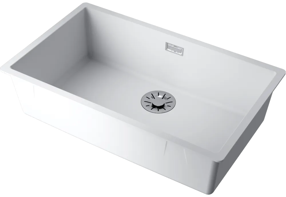 Детальное фото товара: Omoikiri Yamakawa 75-Integra-WH, мойка, керамика, белый