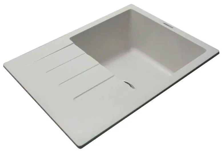 Детальное фото товара: LAVA L.1 LATTE, мойка, гранит, белый