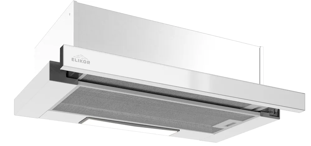 Фото товара: Elikor Интегра GLASS 60П-650-В2Л белый/стекло белое