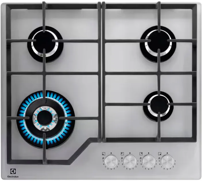 Фото товара: Electrolux KGG64362S газовая поверхность