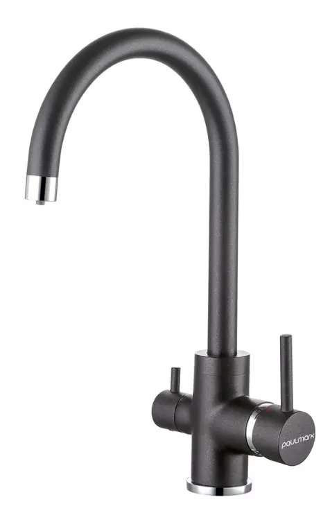 Фото товара: Paulmark ESSEN, смеситель, гранит, черный