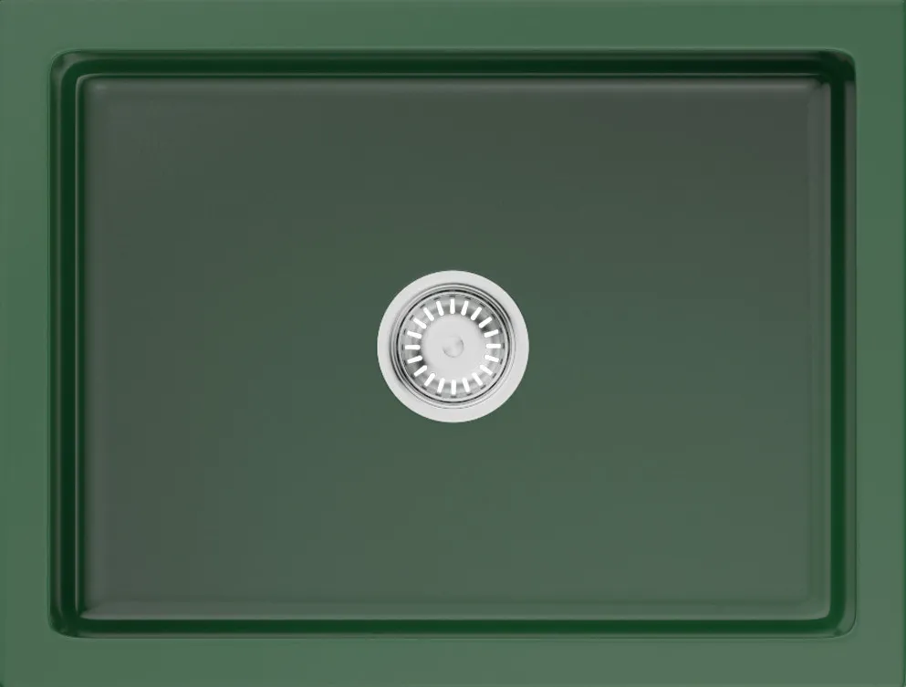 Фото товара: Omoikiri Mikura 61-RG Glossy, мойка, керамика, royal green