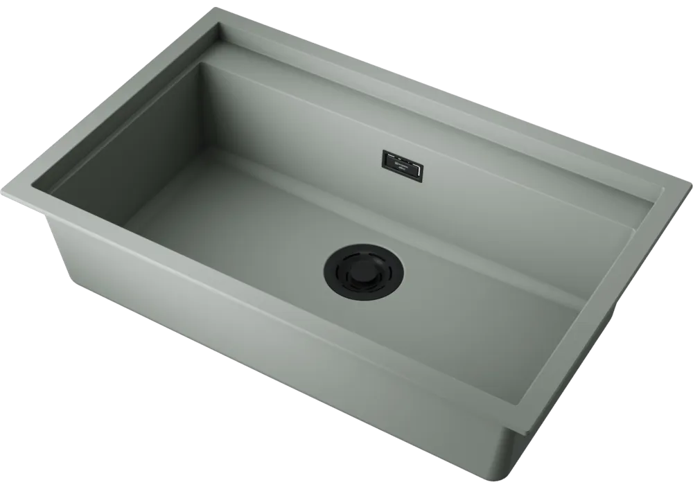 Детальное фото товара: Omoikiri Sintesi 79-WG, мойка, керамика, wind green