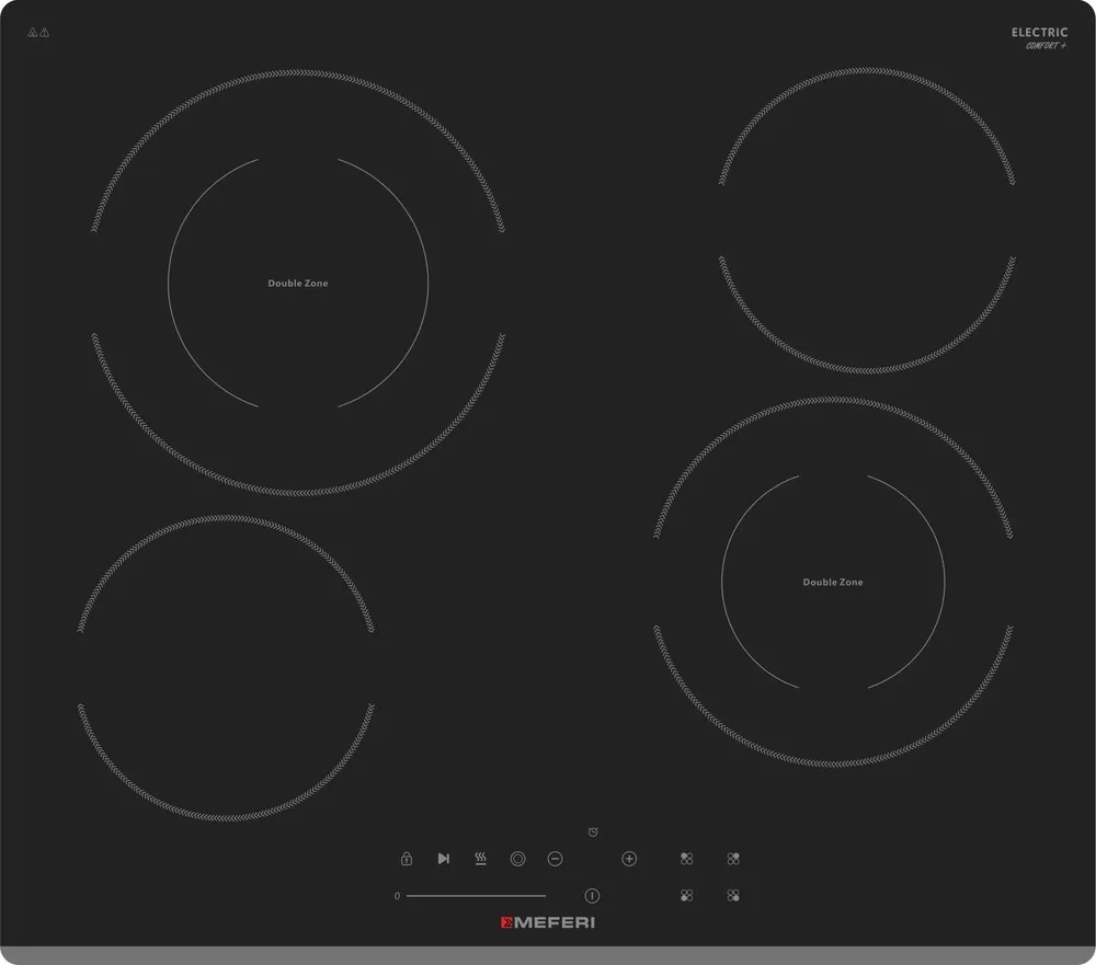 Фото товара: MEFERI MEH604BK COMFORT PLUS стеклокерамическая поверхность