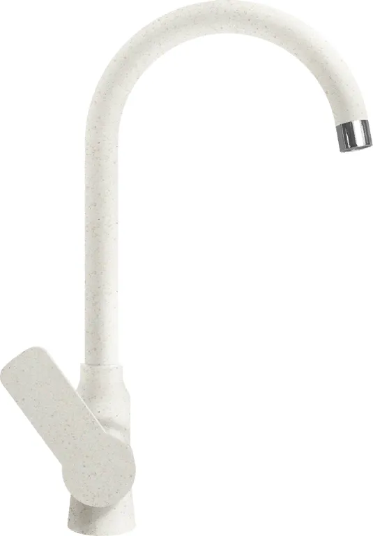 Фото товара: LAVA SG07 LATTE, смеситель, гранит, белый