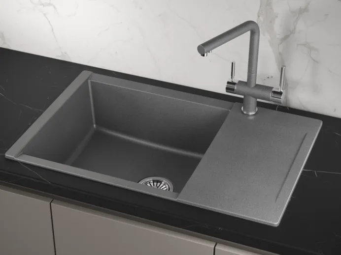 Детальное фото товара: GRANULA ES-7807 мойка, гранит, графит