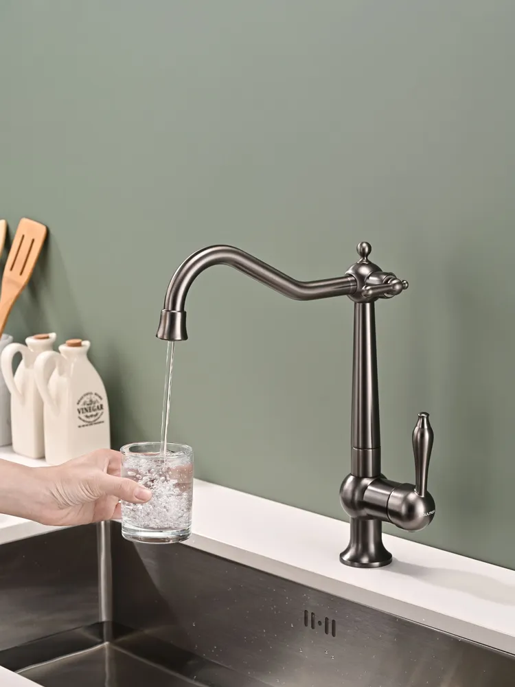 Детальное фото товара: Paulmark RETRO, смеситель, вороненая сталь