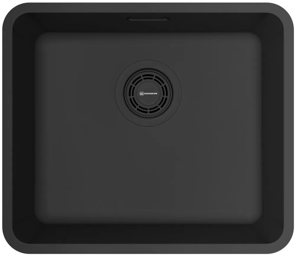 Фото товара: Omoikiri Omi 43-U/I-GB Ultra Mini, мойка, нержавеющая сталь/графит